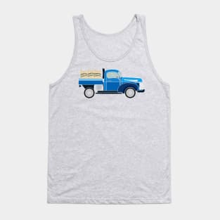 blue farm truck Tank Top